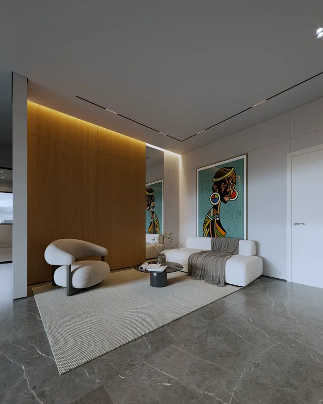 Ambiance 5 de l'appartement F3-A, Résidence Prestigia 2